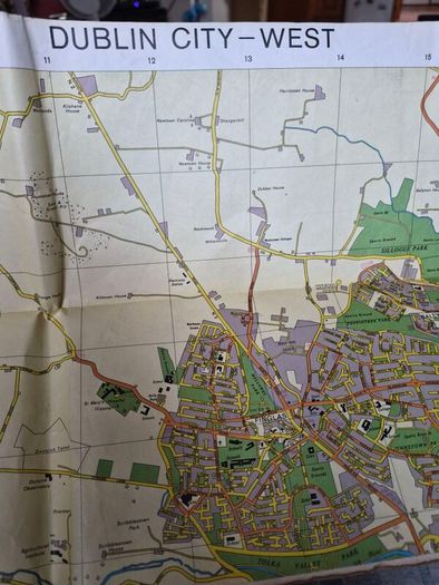 Antique Map of Dublin