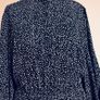 Joules navy star print midi dress, size UK 10 Image 4