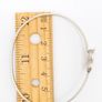Vintage Signed Sterling Silver Heart Bangle Image 7