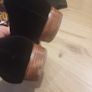 ladies shoes & others stories size 7 black velvet Image 7