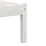 Bed Frame with 2 Drawers White Solid Pine Wood 140x200 cm Image 7
