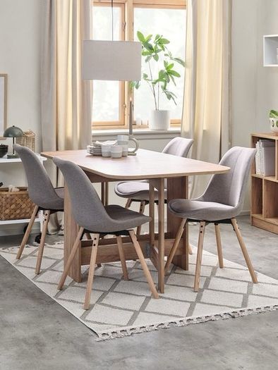 JYSK ALLING Extendable Dining Table (Warm Oak) - As Good As New (Already Assembled)