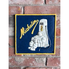 Michelin Man  Sitting at pump  Cast iron  HS248