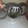 Large Ram Head Metal Sculpture Wall Hanging Image 6
