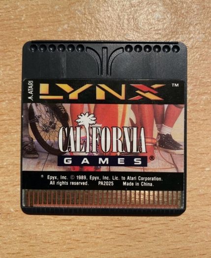 Atari Lynx Handheld Console Boxed + PSU + California Games