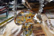 Large Old Beautiful Murano Glass Posy Basket is a stunning piece for any collector of Beautiful Old Glass