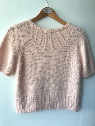 F&F fluffy top cardigan shirt sleeved size 14 New