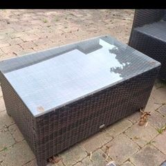 FREE Garden Table (Rattan Style)  Collection Only