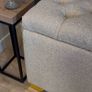 Elegance Boucle Ottoman with Storage 100x40cm  Beige Image 2