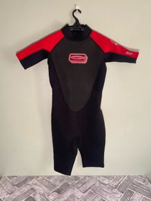 GUL Contour Neo Flex Mens Small Red Shortie Wetsuit 3.2mm