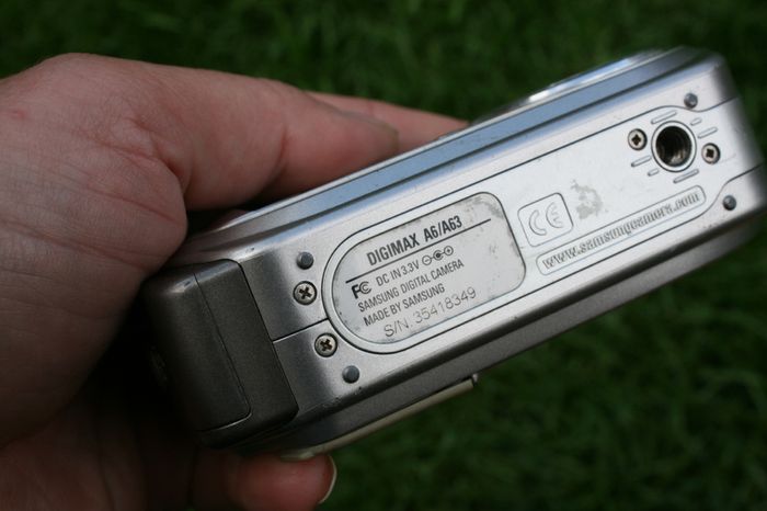 Samsung Digimax A6 6.0MP Compact Digital Camera Silver Tested