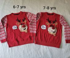 Mothercare Christmas Jumpers, size: 6-7 & 7-8 years