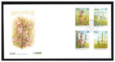 1993 Ireland Fauna & Flora Irish Orchids Commemorative Stamps An Post First Day Cover (FDC)