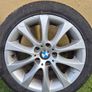 Bmw 17" Alloy wheels 5x120 V.good Tyres Image 10