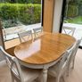 Solid oak dining table Image 2