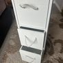 Bathroom / White 3-Drawer Storage Unit Image 2