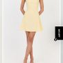 Yellow mini dress Image 2