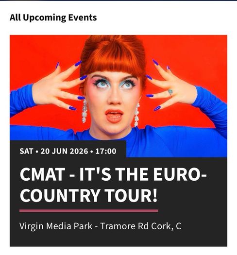 Cmat Cork Tickets X 2