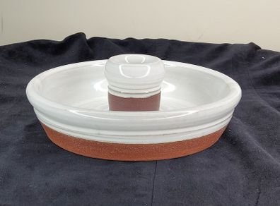 Steven Pearce Pottery Ceramic Candle Bowl - Signed Irish Studio Pottery SP