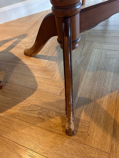 cherrywood solid extendable table and chairs