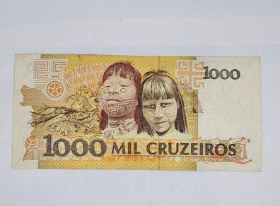 Brasil 1000 Cruzeiros Bank Note