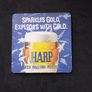 Harp Lager - Sparkles Gold Explodes with Cold - Vintage 1980s Beer Mat Image 2