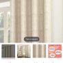 olympic eyelet curtains natural Image 3