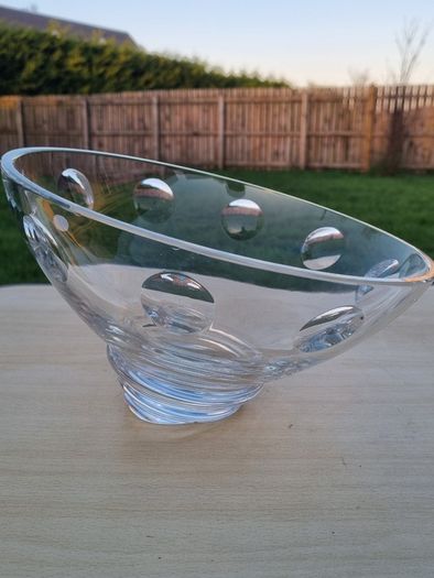 Bohemia glass big bowl