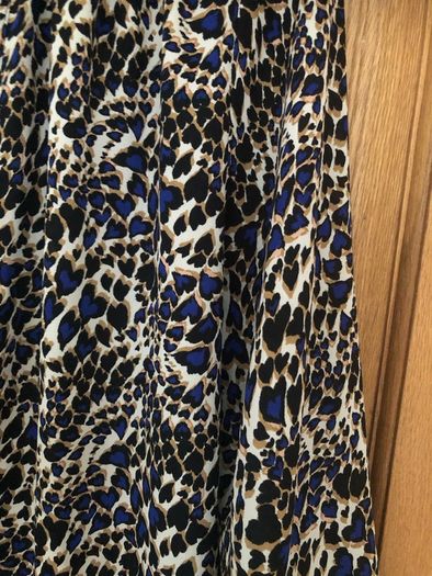 Dressy animal print top