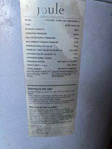 Joule twin source hot water cylinder