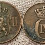 Denmark and Norway 1877 2 Ore Coin Lot Image 2