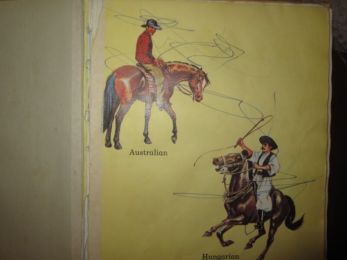Vintage cowboy book