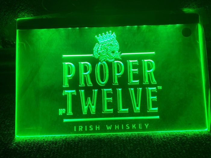 Green Proper twelve Neon Light