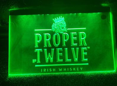 Green Proper twelve Neon Light