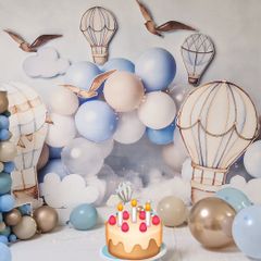 1st birthday photo backdrop & number 1