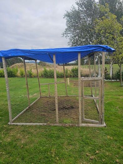 Wooden Chicken Run / Outdoor Enclosure (approx. 7.5ft x 7.5ft)