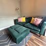 3 seater sofa & footstool Image 9