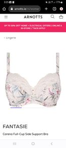 Fantasie Carena - Full Cup Side Support Underwired Bra 30FF - Brand New RRP 46