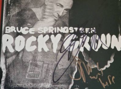 Bruce Springsteen and Stevie Van Zandt signed 7" vinyl