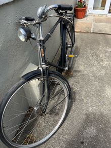 1930s humber men's bike push button bell. Brooks saddle. 3 speed  Gears