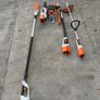 Stihl battery garden kit. Chain saw. Pole saw. Hedges strimmer. Lawn strimmer. Leaf blower. 2 x 36v batteries with fast ch Image 2