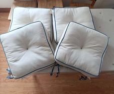 Set of 4 Padded Chair Cushions