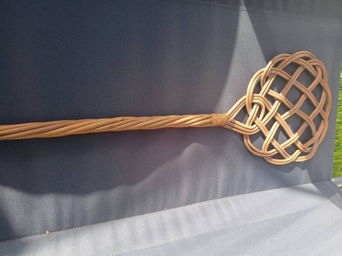 Vintage Rattan Carpet Beater