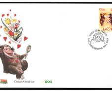 2004 Ireland Greetings Animals Commemorative Stamp An Post First Day Cover (FDC)