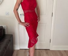 Ax Paris Red Midi Dress, worn only once