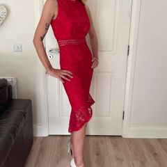 Ax Paris Red Midi Dress, worn only once