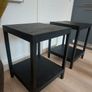 2x Black Side Tables / Bedside Lockers Image 7