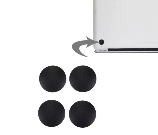 MacBook Air A1370 A1369 A1465 A1466 Laptop Rubber Bottom Case Cover Back Base