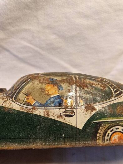 1950 Philippe Biedermeier Porsche 356 Tin Plate Car