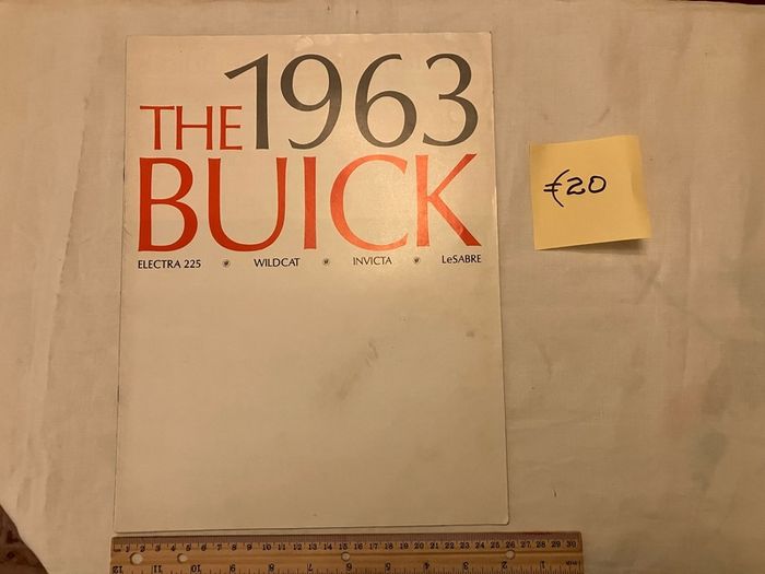 American car brochures. 1950s, 1960s and 1980s